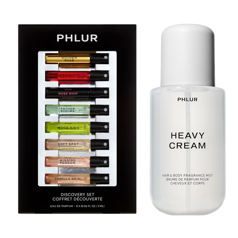 Perfume Fragrance Discovery Set - PHLUR Heavy Cream Body Spray+Discovery Set