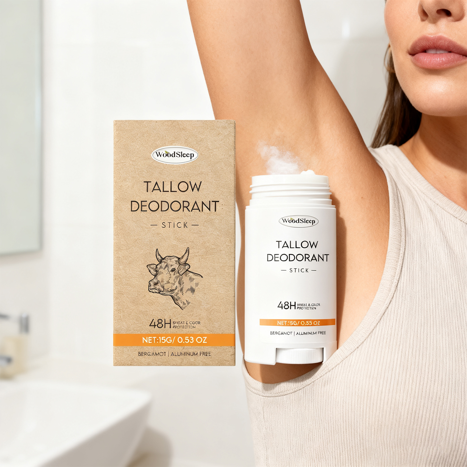 Perfume Fragrance Moisturizer - Tallow Deodorant Stick Anti Sweating Keep