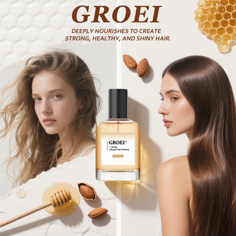 Fragrance Perfume For Hair - GROEI Honey Hair Perfume Spray -
