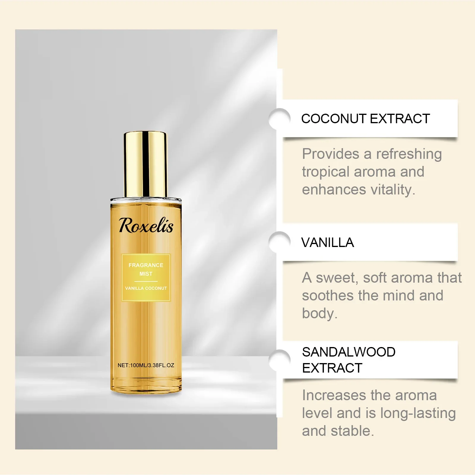 Coconut Vanilla Aroma Spray La - đánh giá và giá Fragrance Perfume For Hair