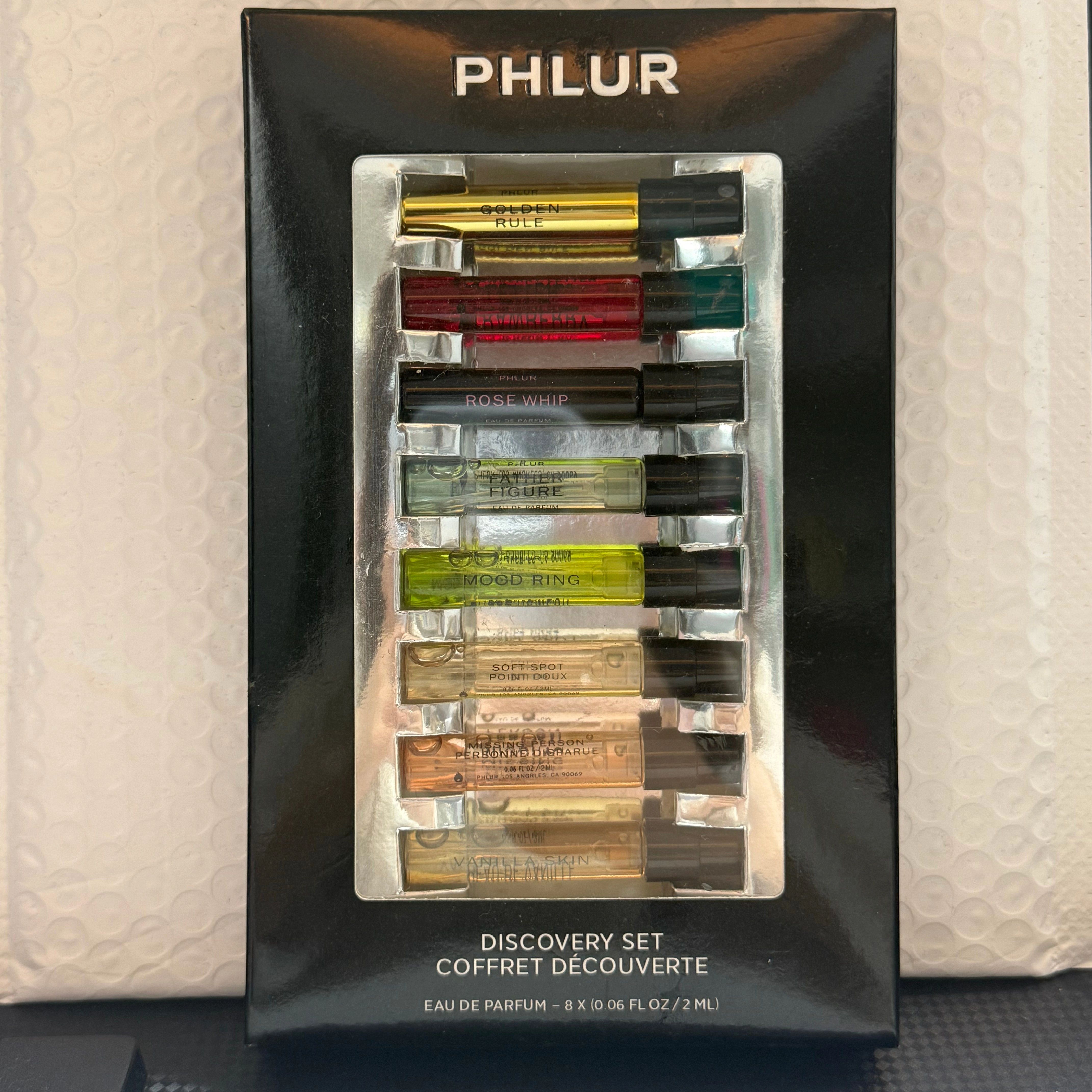 PHLUR Discovery Set Eau de Par - đánh giá và giá Perfume Fragrance Discovery Set