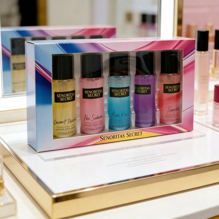 5-in-1 Women's Perfume Gift Se - đánh giá và giá Perfume Aqua Fragrance
