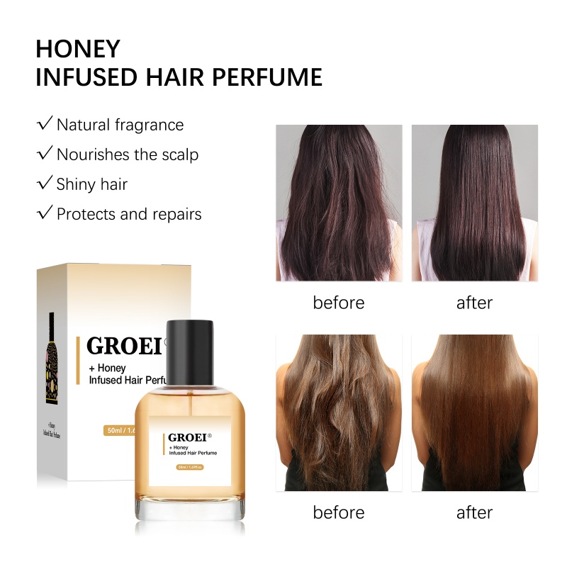 GROEI Honey Hair Perfume Spray - đánh giá và giá Fragrance Perfume For Hair