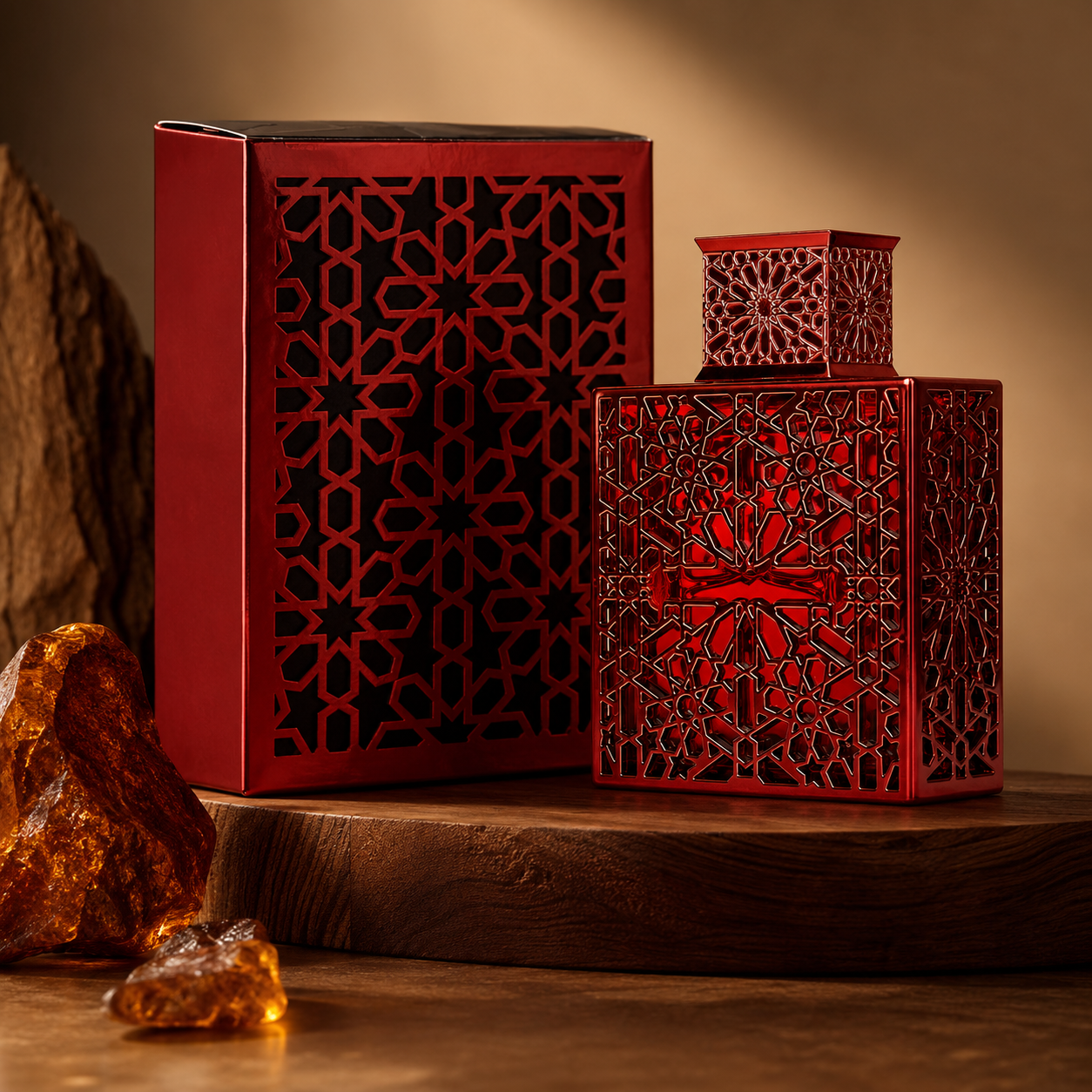 Luxury Red Hollow Metal Rayhaa - đánh giá và giá Pure Perfume Fragrance